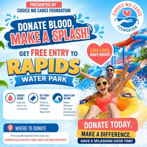 Donate blood and help save lives in our community